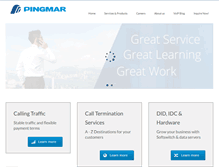 Tablet Screenshot of pingmar.com